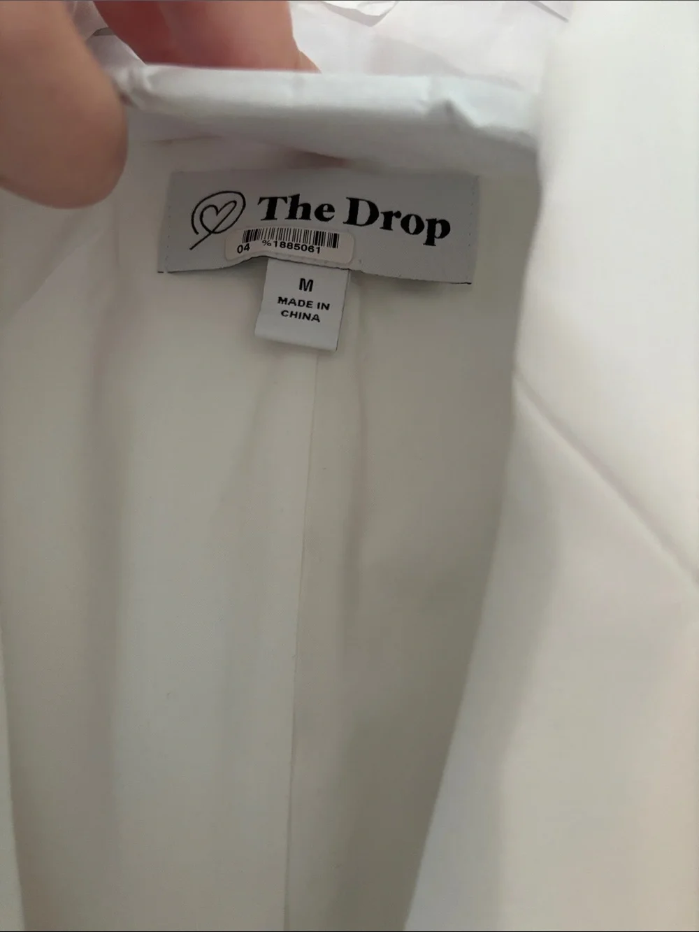 Tailored Cream Single-Button Blazer for Women